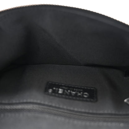 Chanel Calfskin Chain 20s Signe Waist Bag Black 5 of 11