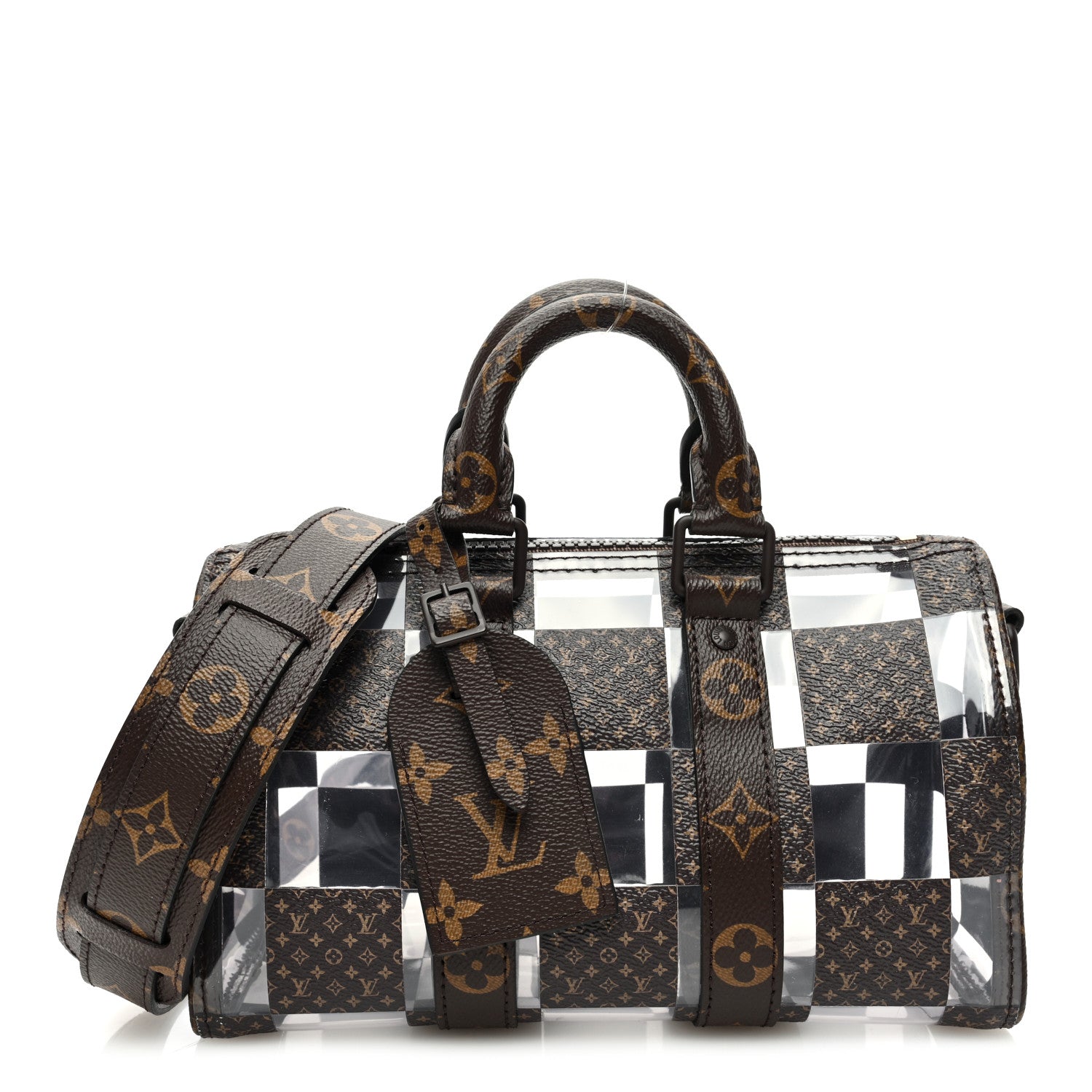 Louis Vuitton PVC Monogram Chess Keepall Bandouliere 25 1 of 11