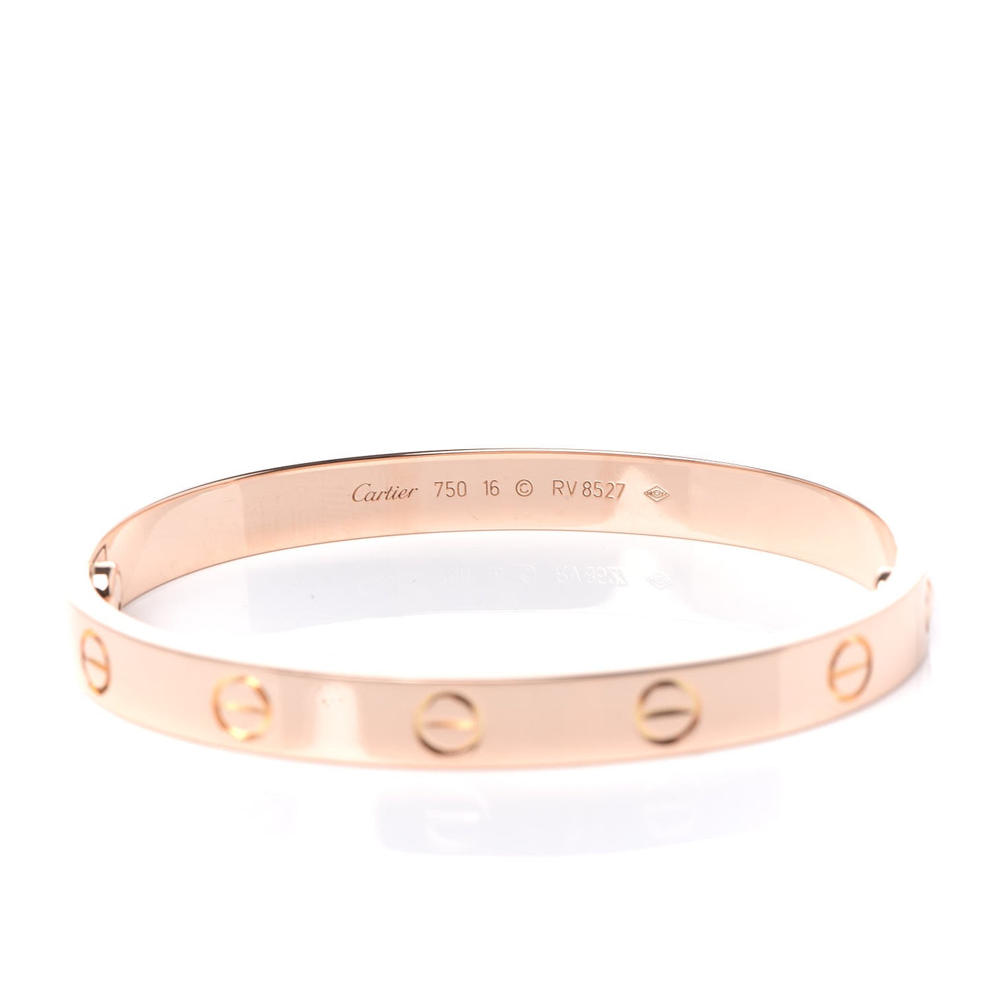 18K Pink Gold LOVE Bracelet 16