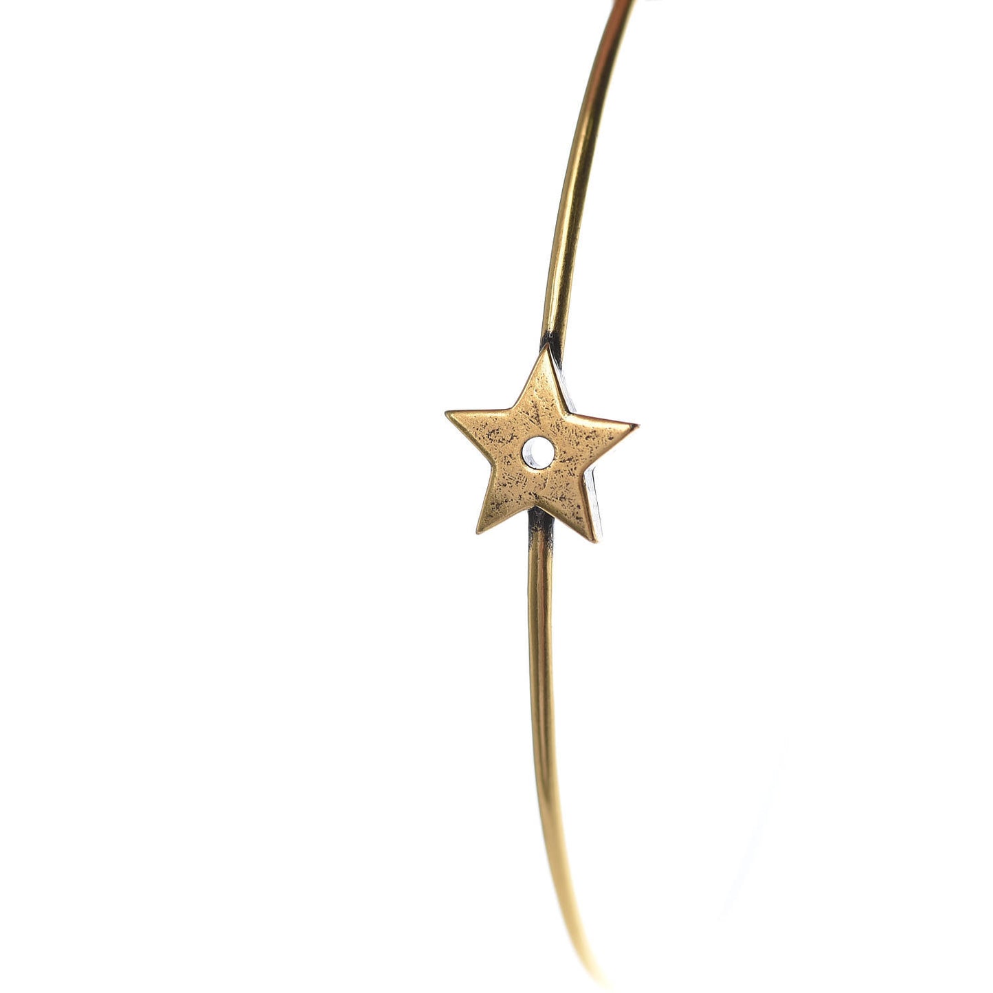 Metal J'Adior Hoop Earrings Aged Gold