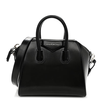 Givenchy Shiny Lord Calfskin Mini Antigona Black 1 of 10
