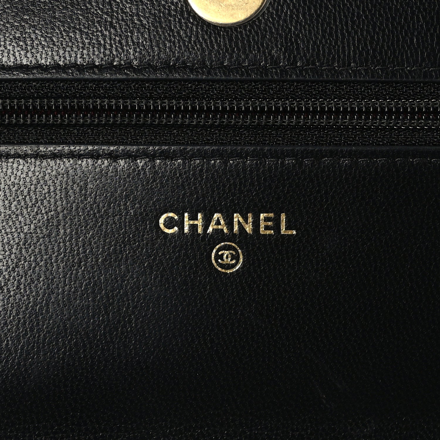 Chanel Lambskin Quilted Chanel 19 Wallet On Chain WOC Black 6 of 9