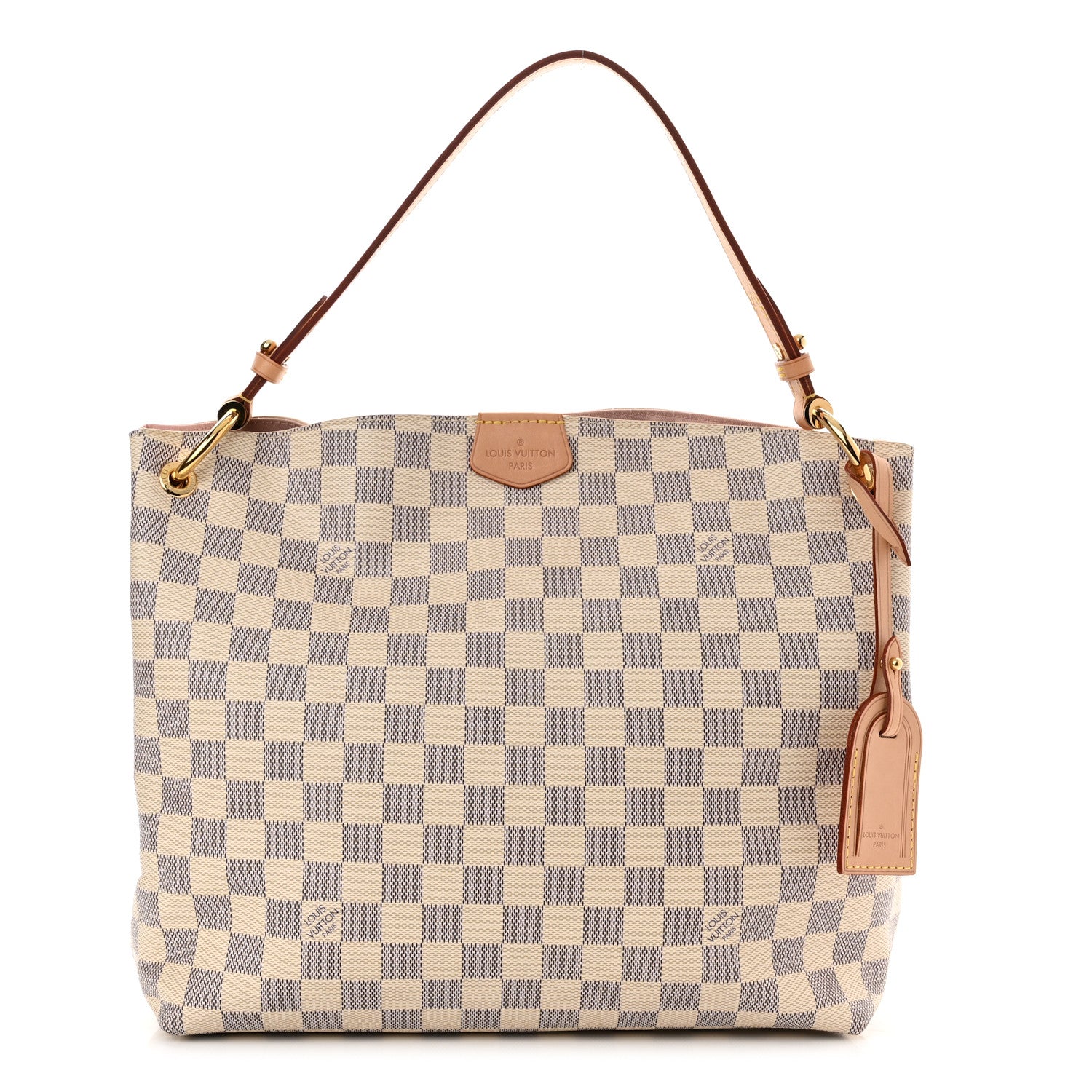 Louis Vuitton Damier Azur Graceful PM Rose Ballerine 1 of 10