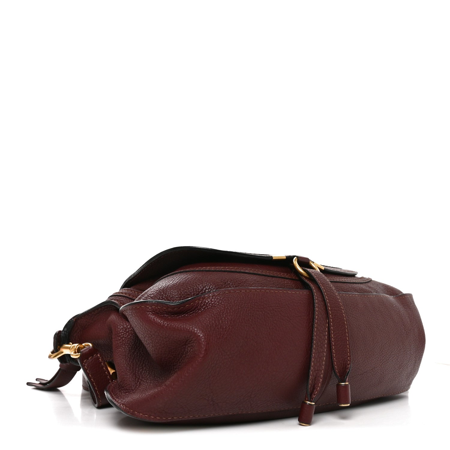 Chloe Calfskin Large Marcie Satchel Garnet 3 of 9