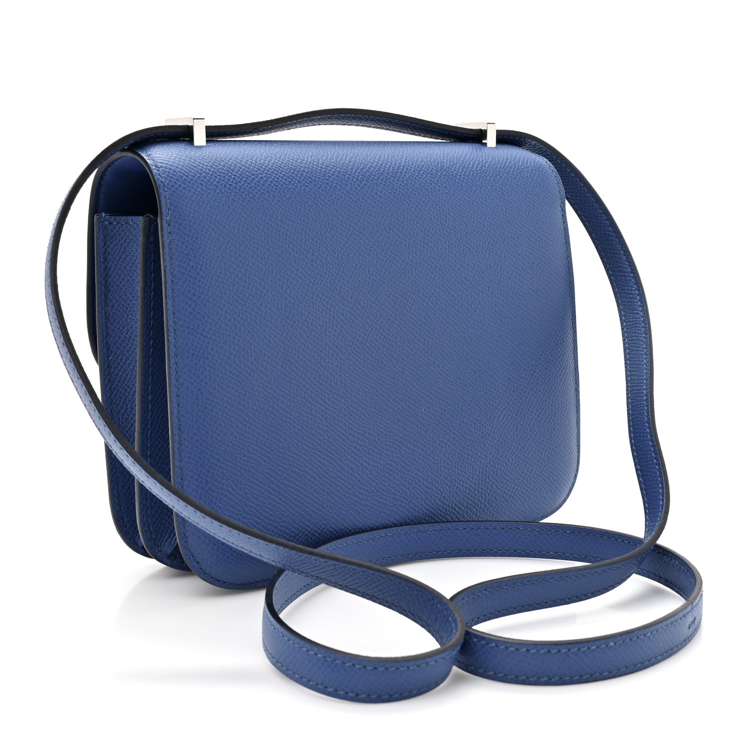 Hermes Epsom Enamel Constance 18 Bleu France 3 of 11