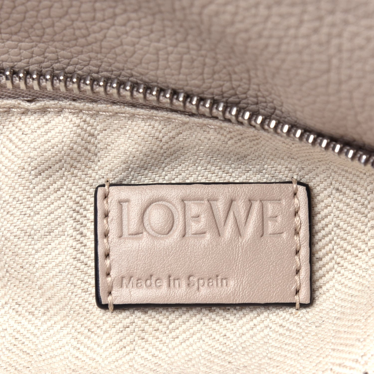 Loewe Calfskin Small Puzzle Bag Light Oat 5 of 9