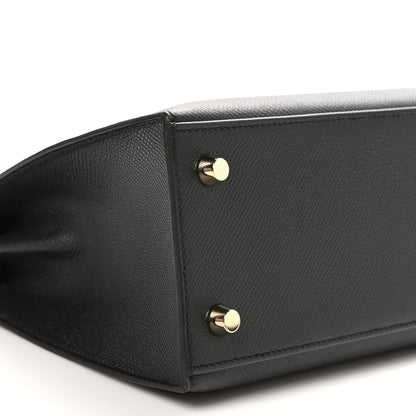 Hermes Epsom Kelly Sellier 25 Black 9 of 11