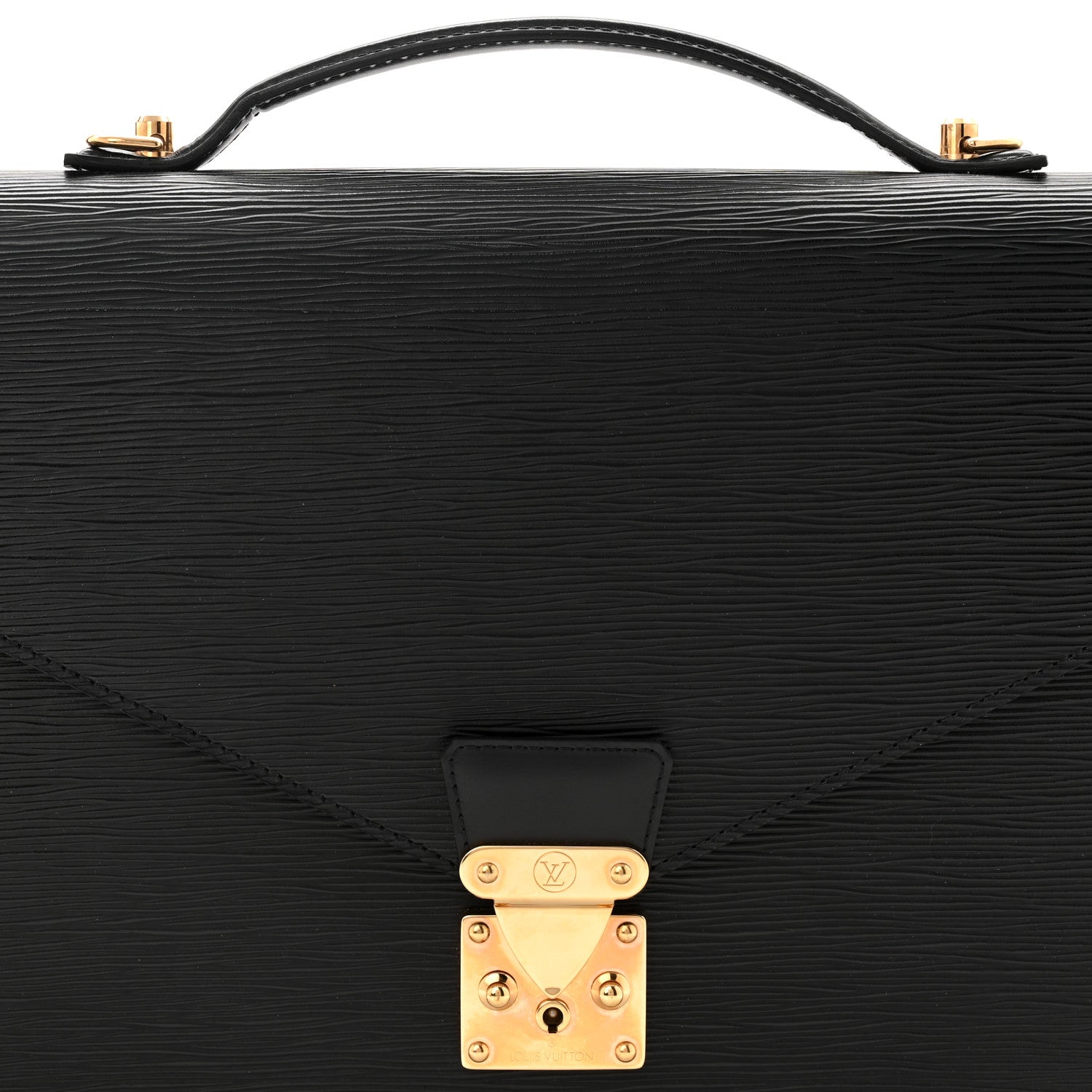 Louis Vuitton Epi Porte-Documents Bandouliere Black 7 of 12