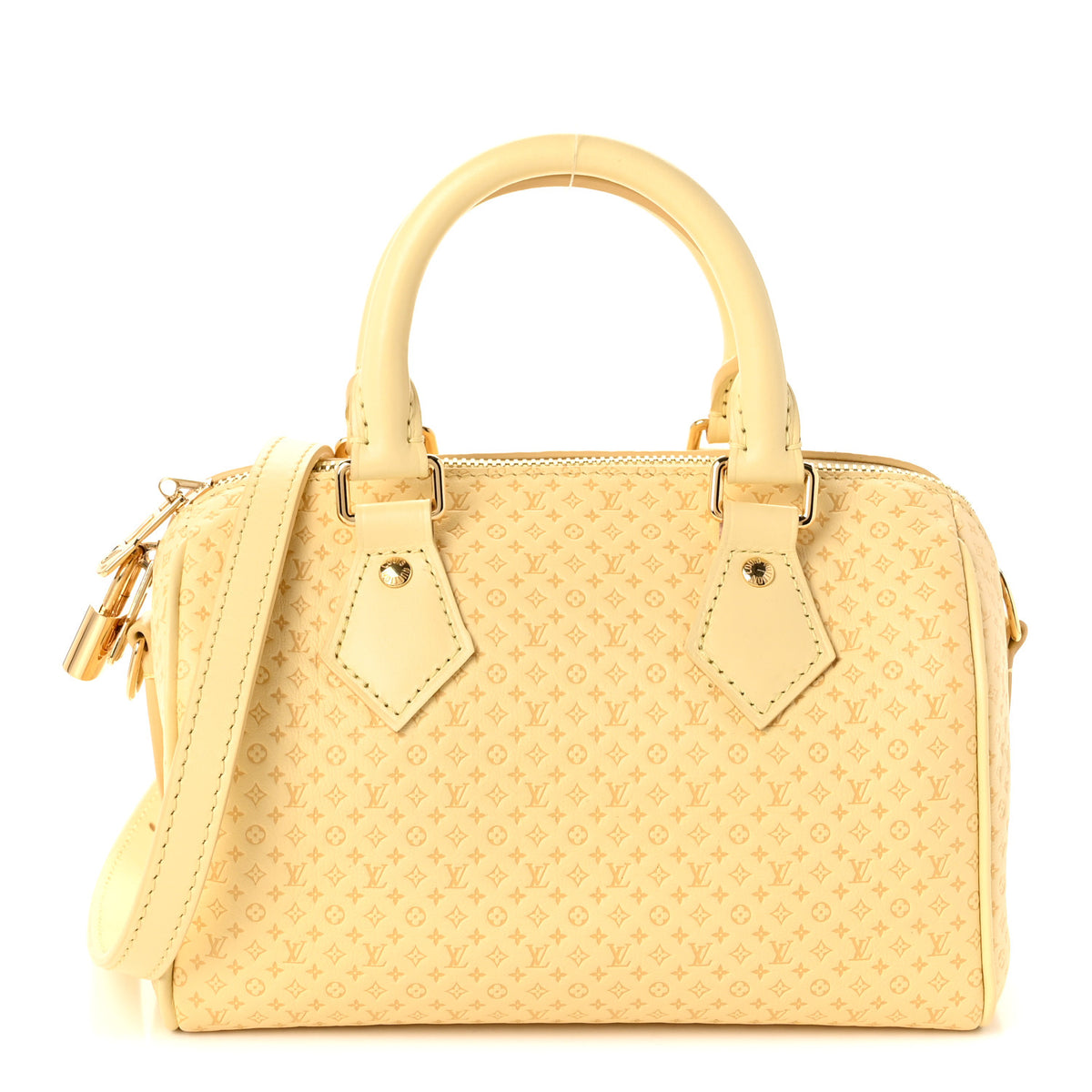 Calfskin Minigram Speedy Bandouliere 20 Banane