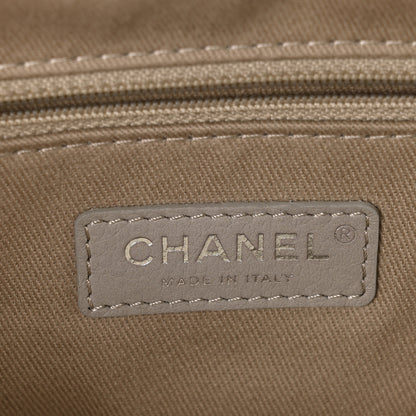 Chanel Canvas Deauville Small Bowling Bag Grey 6 of 10