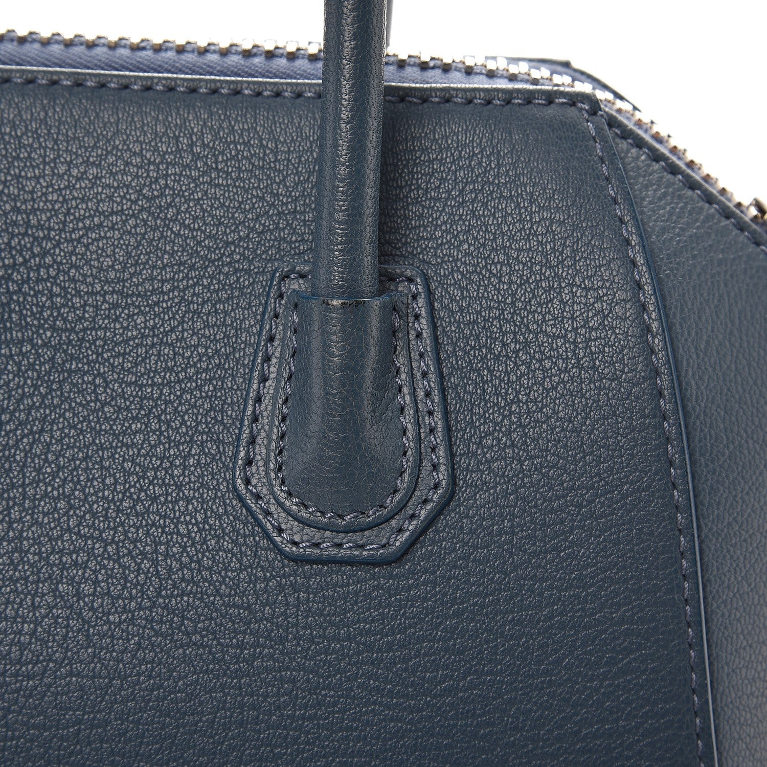 Givenchy Sugar Goatskin Mini Antigona Mineral Blue 9 of 9