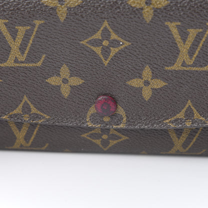 Louis Vuitton Monogram Emilie Wallet Fuchsia 17 of 17