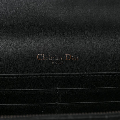 Christian Dior Lambskin Cannage Lady Dior Chain Pouch Black 5 of 9
