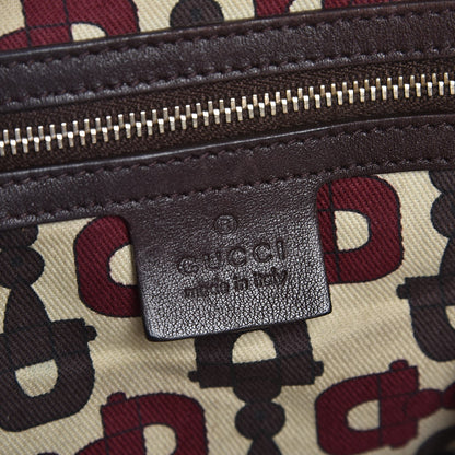 Gucci Guccissima Small Pelham Shoulder Bag Chocolate 6 of 9