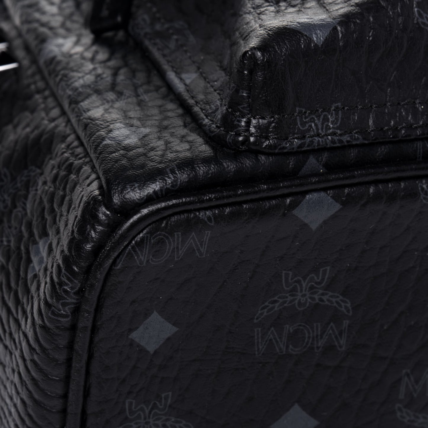 Visetos Small Side Stud Stark Backpack Black