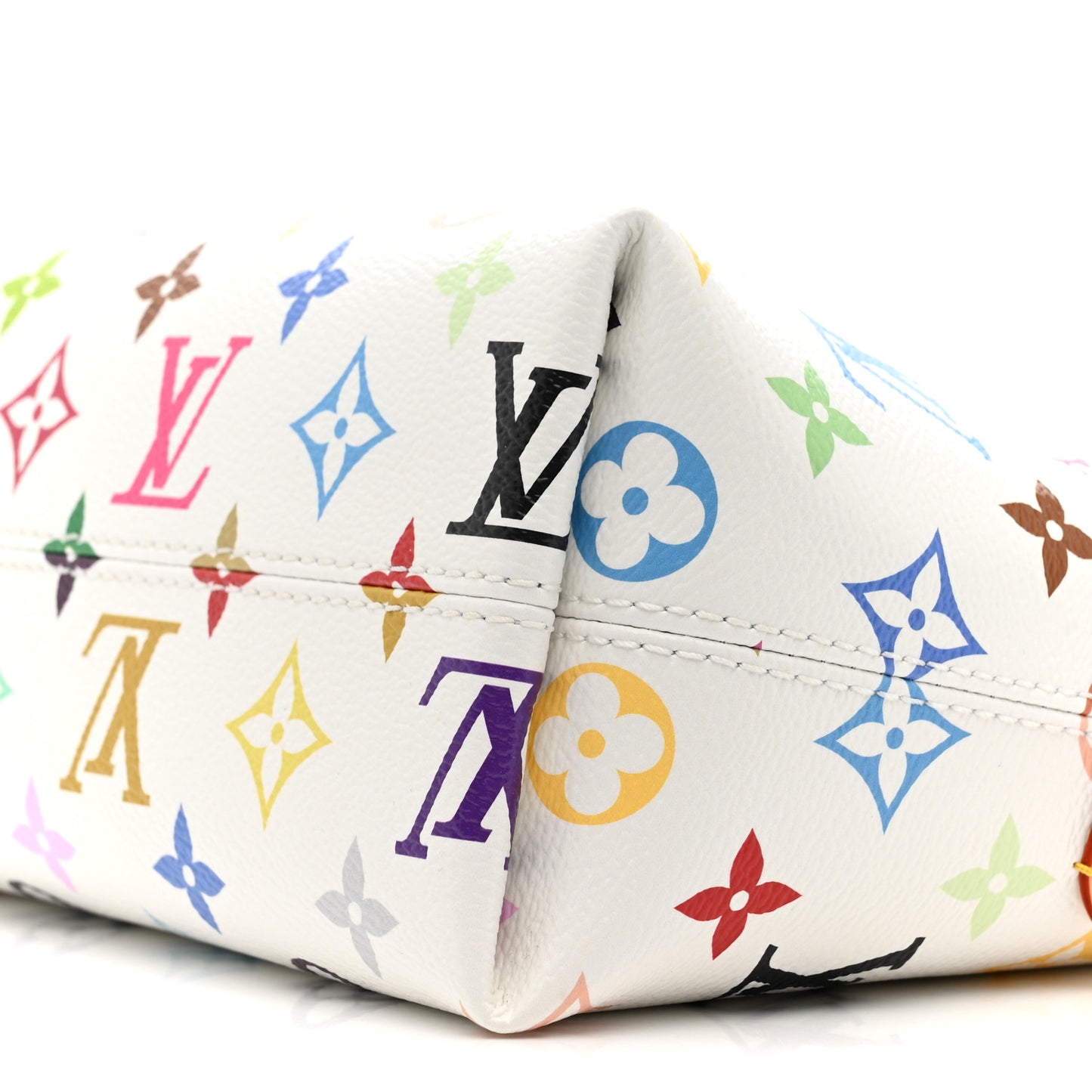 LV X TM Monogram Multicolor CarryAll East West White