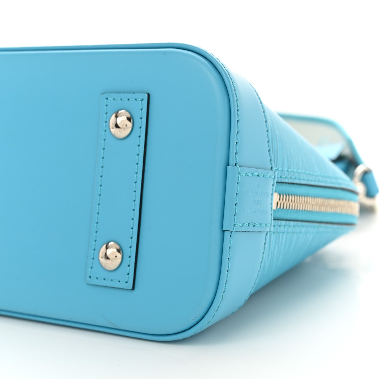 Louis Vuitton Epi Jacquard Alma BB Turquoise 9 of 9