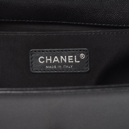 Chanel Caviar Quilted Medium Boy Flap Black 6 of 14