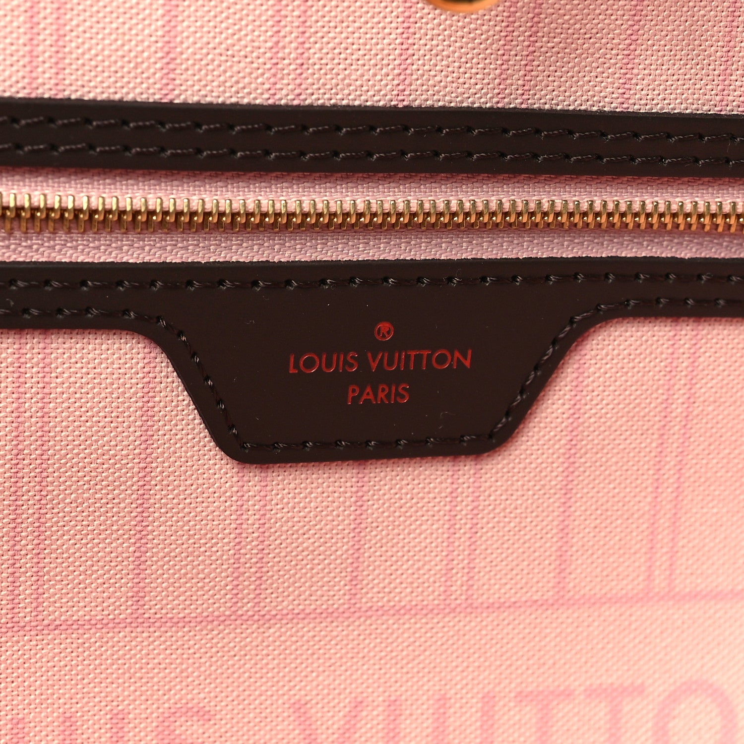 Louis Vuitton Damier Ebene Neo Neverfull MM Rose Ballerine 6 of 8