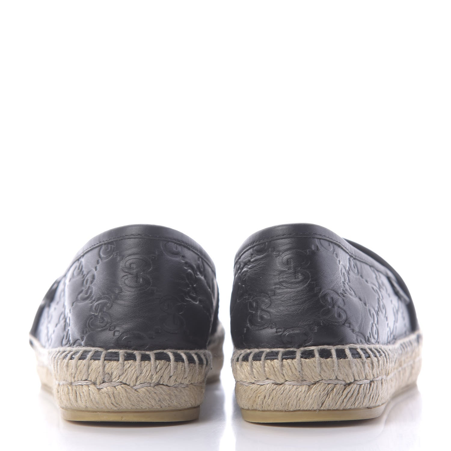 Gucci Guccissima Signature Espadrilles 37 Black 5 of 13