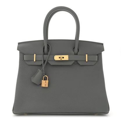 Hermes Togo Birkin 30 Vert Amande 1 of 11