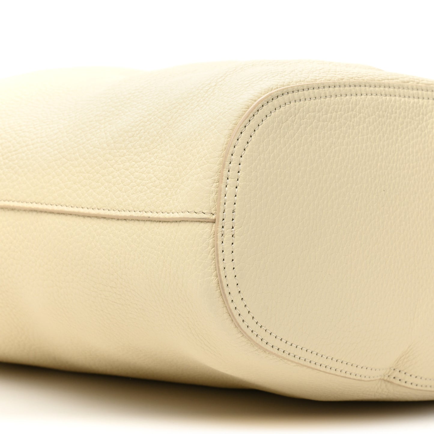 Grained Calfskin Bindle Three Bag Ivory