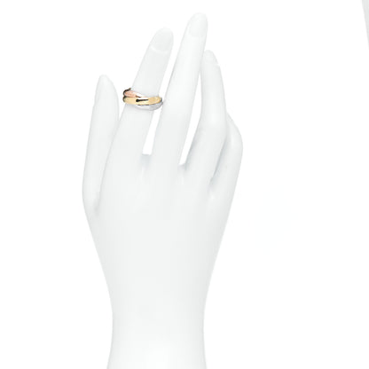 Cartier 18K Pink Yellow White Gold Classic Les Must De Cartier Trinity Ring 49 4.75 2 of 4