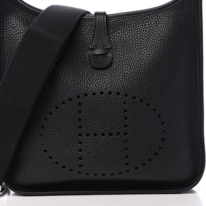 Hermes Taurillon Clemence Evelyne III PM Black 7 of 11