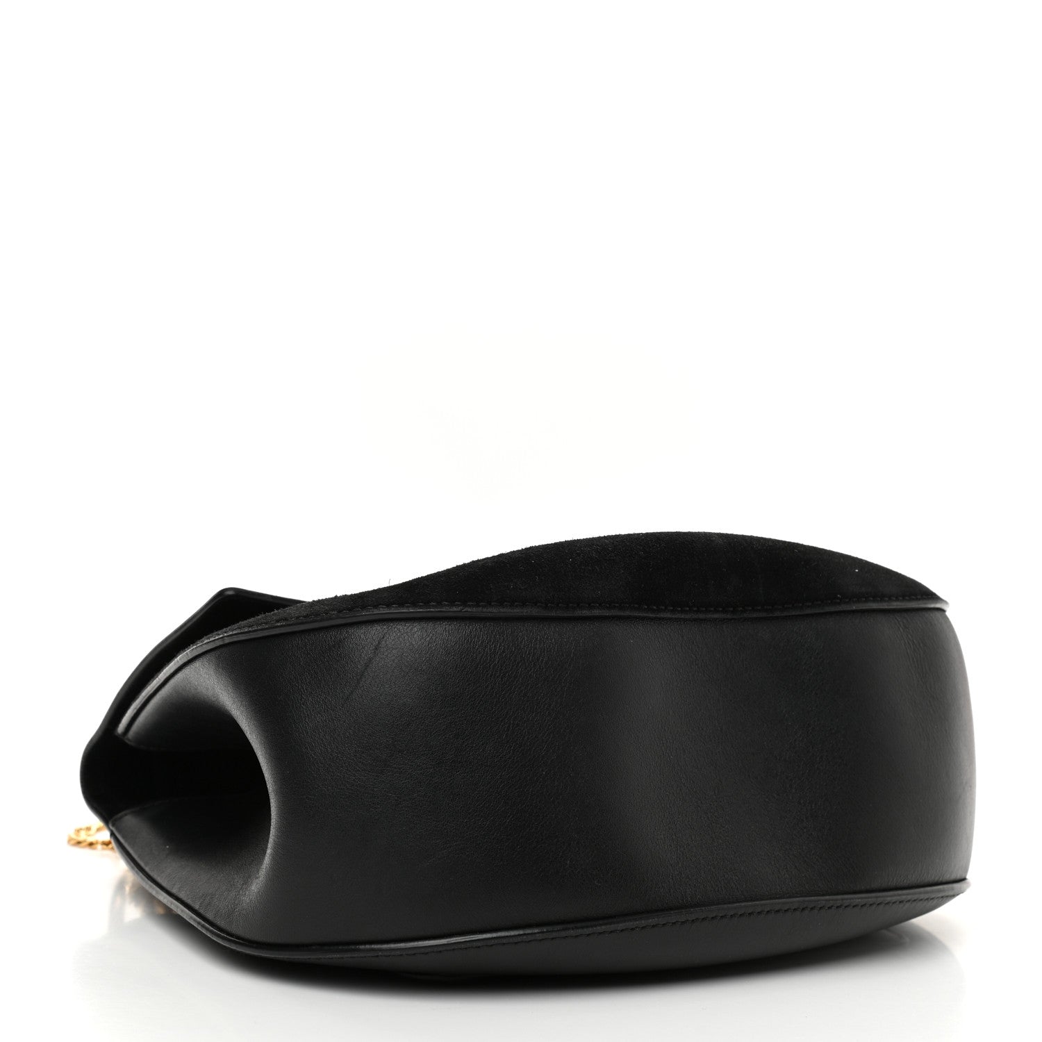 Chloe Suede Smooth Calfskin Medium Drew Shoulder Bag Black 4 of 13