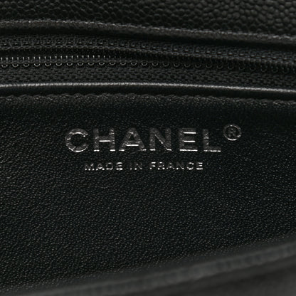 Chanel Caviar Quilted Flap Clutch Black 5 of 6