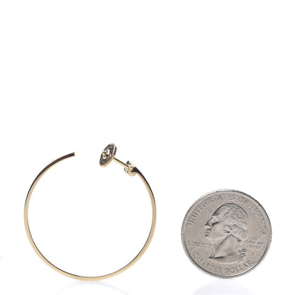 Cartier 18K Yellow Gold Large LOVE Hoop Earrings 2 of 6