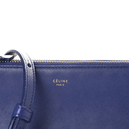 Celine Lambskin Small Trio Crossbody Bag Indigo 9 of 9