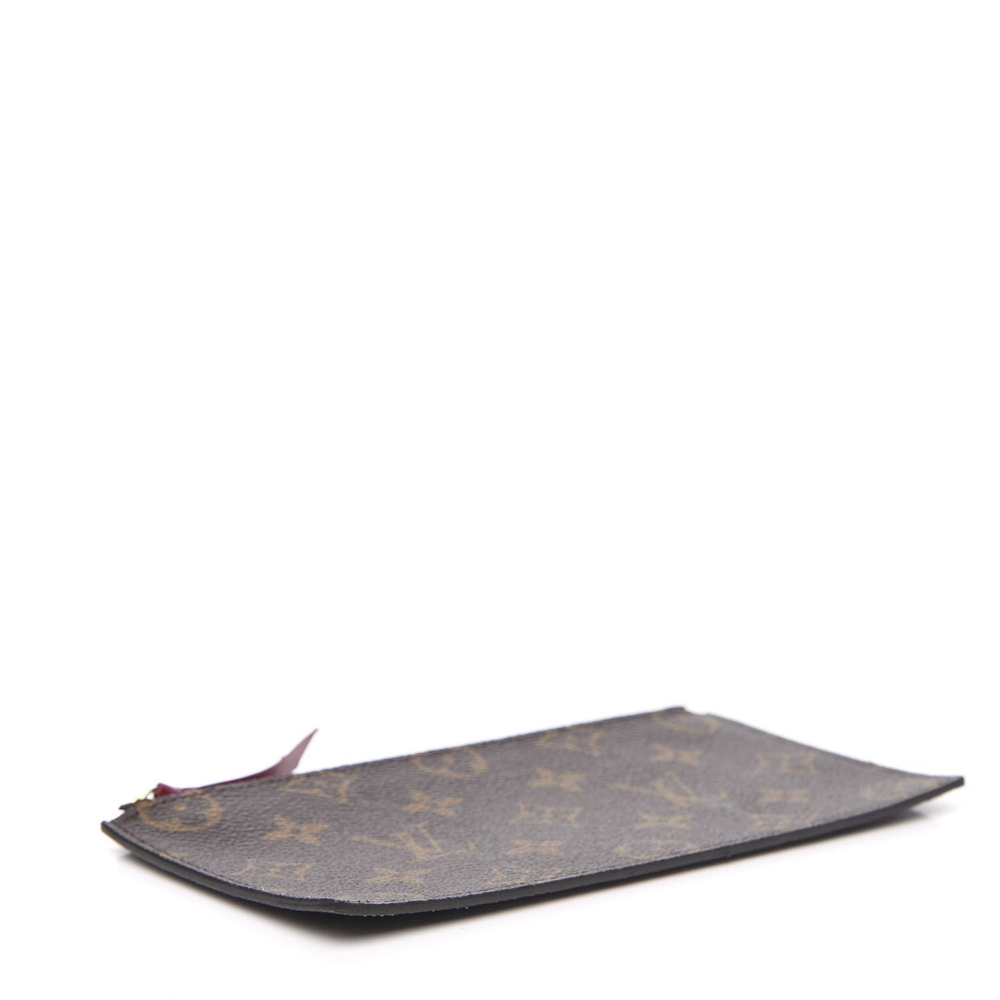Monogram Felicie Chain Wallet Zippered Insert Fuchsia
