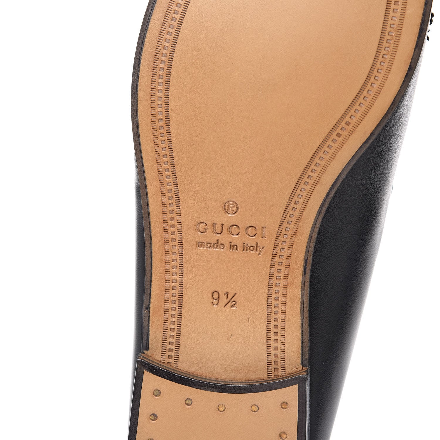 Gucci Lambskin Wolf Embroidered Mens Brixton Horsebit Loafers 9.5 Black 6 of 11
