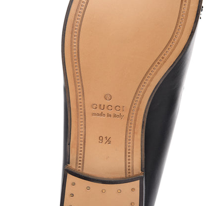 Gucci Lambskin Wolf Embroidered Mens Brixton Horsebit Loafers 9.5 Black 6 of 11