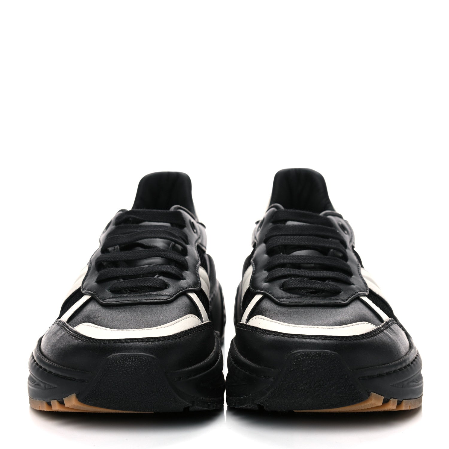 Bottega Veneta Calfskin Technical Mesh Speedster Sneakers 39 Black 2 of 7