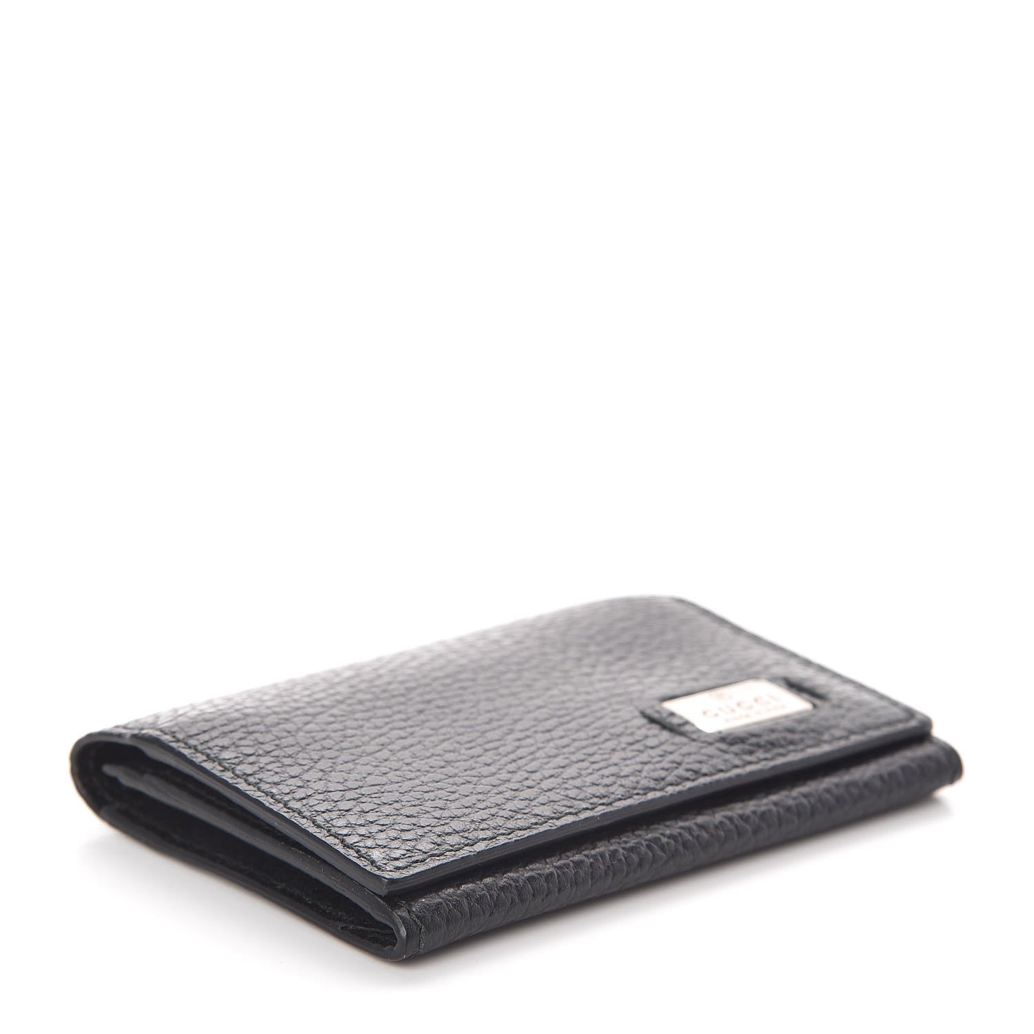 Gucci Calfskin Flap Card Case Black 4 of 6