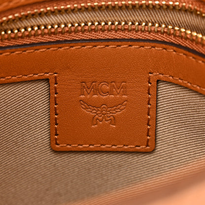 MCM Visetos Small Millie Crossbody Belt Bag Cognac 6 of 10