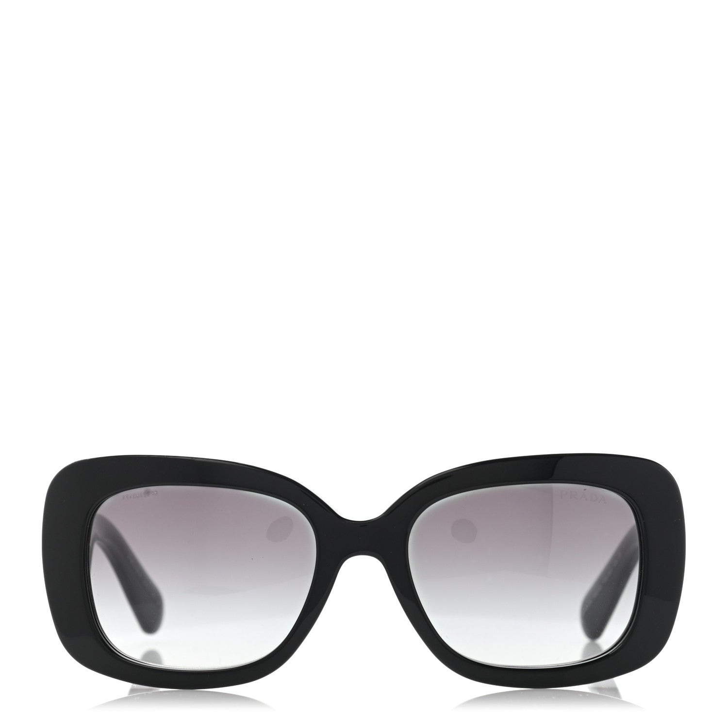Prada Acetate Baroque Sunglasses SPR 27O Black 2 of 8