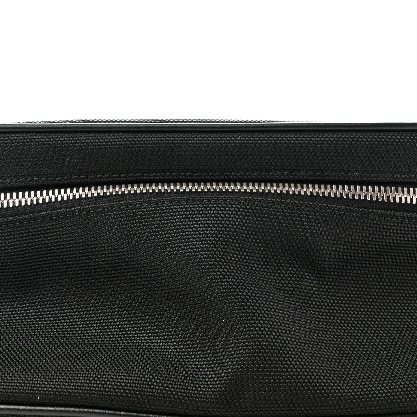 Techno Canvas Web Large Belt Bag Black