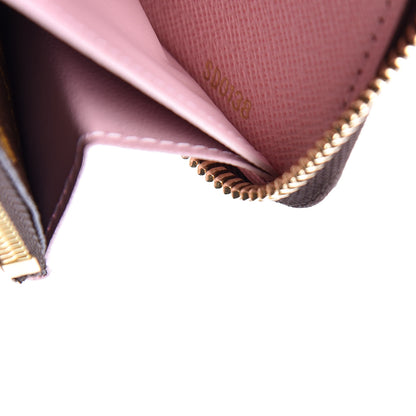 Louis Vuitton Monogram Clemence Wallet Rose Ballerine 8 of 9