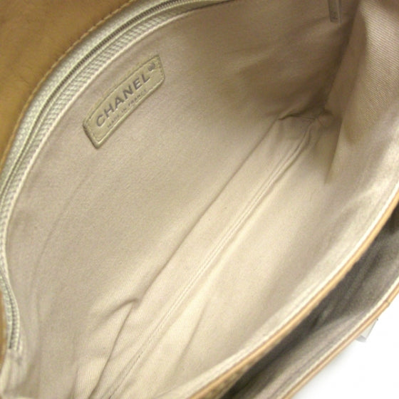 Chanel Leather Mademoiselle Flap Bag Beige 6 of 10