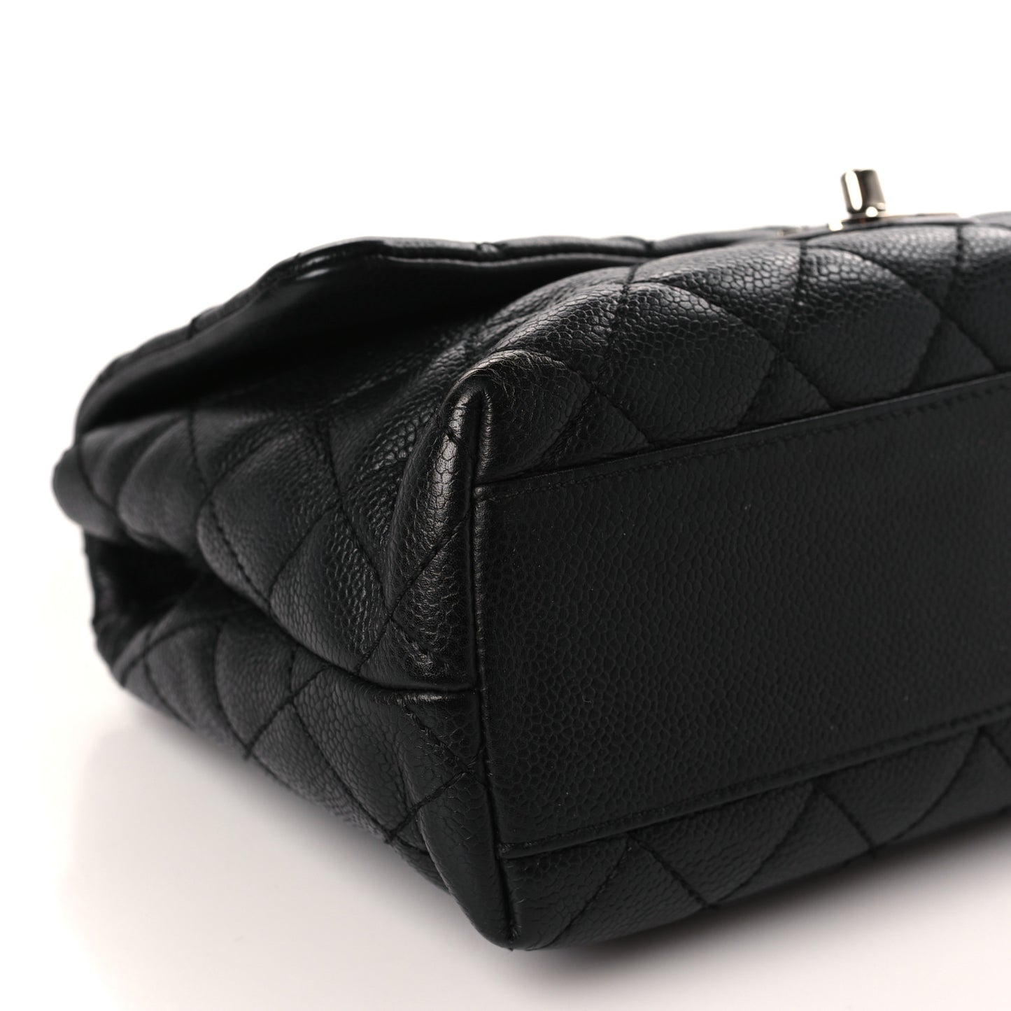 Caviar Kelly Flap Bag Black