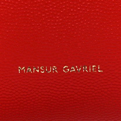 Mansur Gavriel Caviar Mini Bucket Bag Flamma Blush 6 of 10