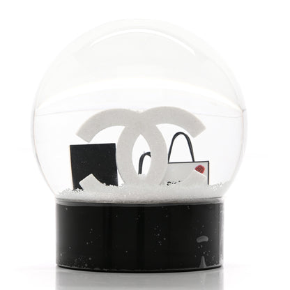 Chanel Glass CC Shopping Bag Snow Globe 4 of 8