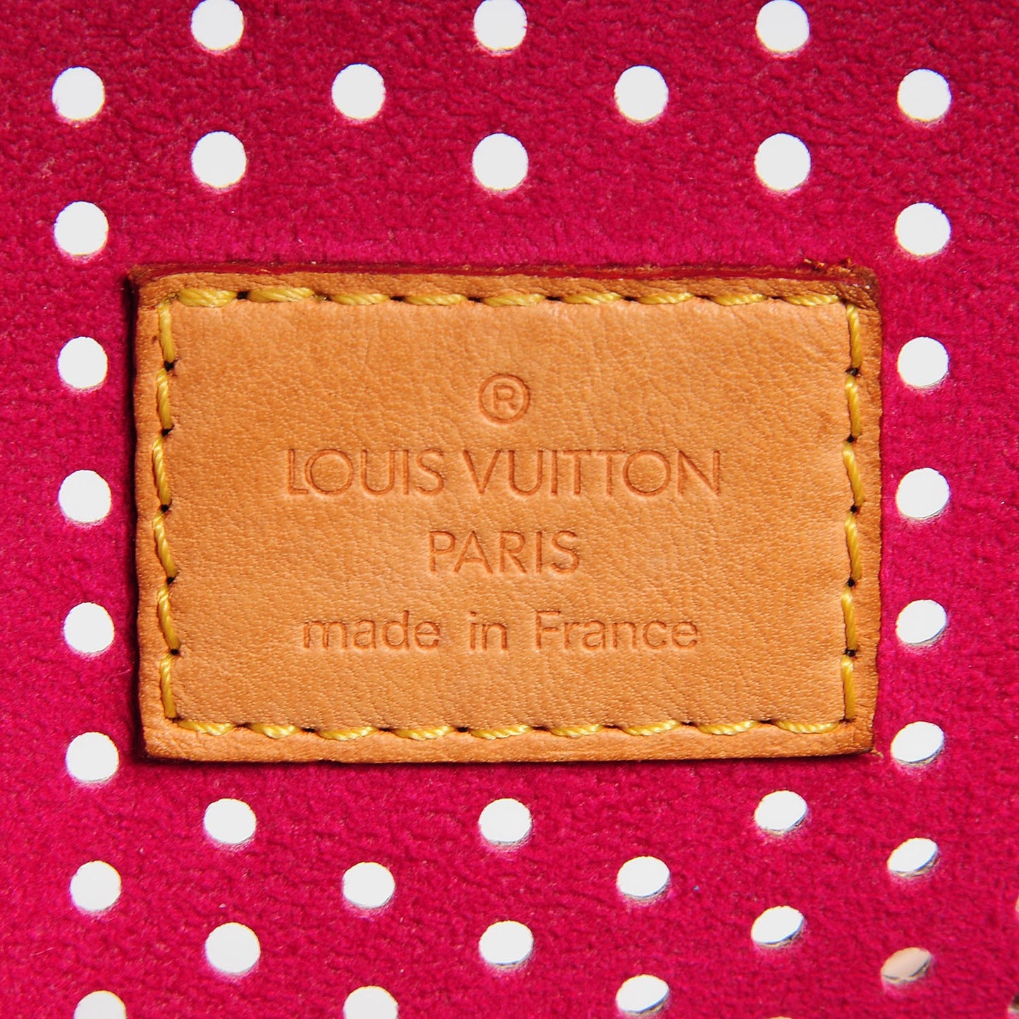 Monogram Perforated Speedy 30 Fuchsia