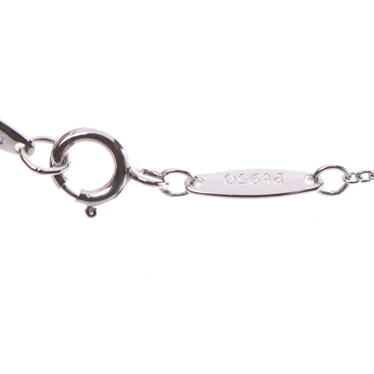 Platinum Diamond .12ct Elsa Peretti Diamonds by the Yard Pendant Necklace