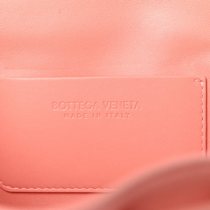 Bottega Veneta Lambskin Small Beak Triangle Flap Shoulder Bag Peachy Silver 6 of 8