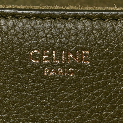 Celine Grained Calfskin Medium Soft 16 Bag Dark Olive 6 of 8
