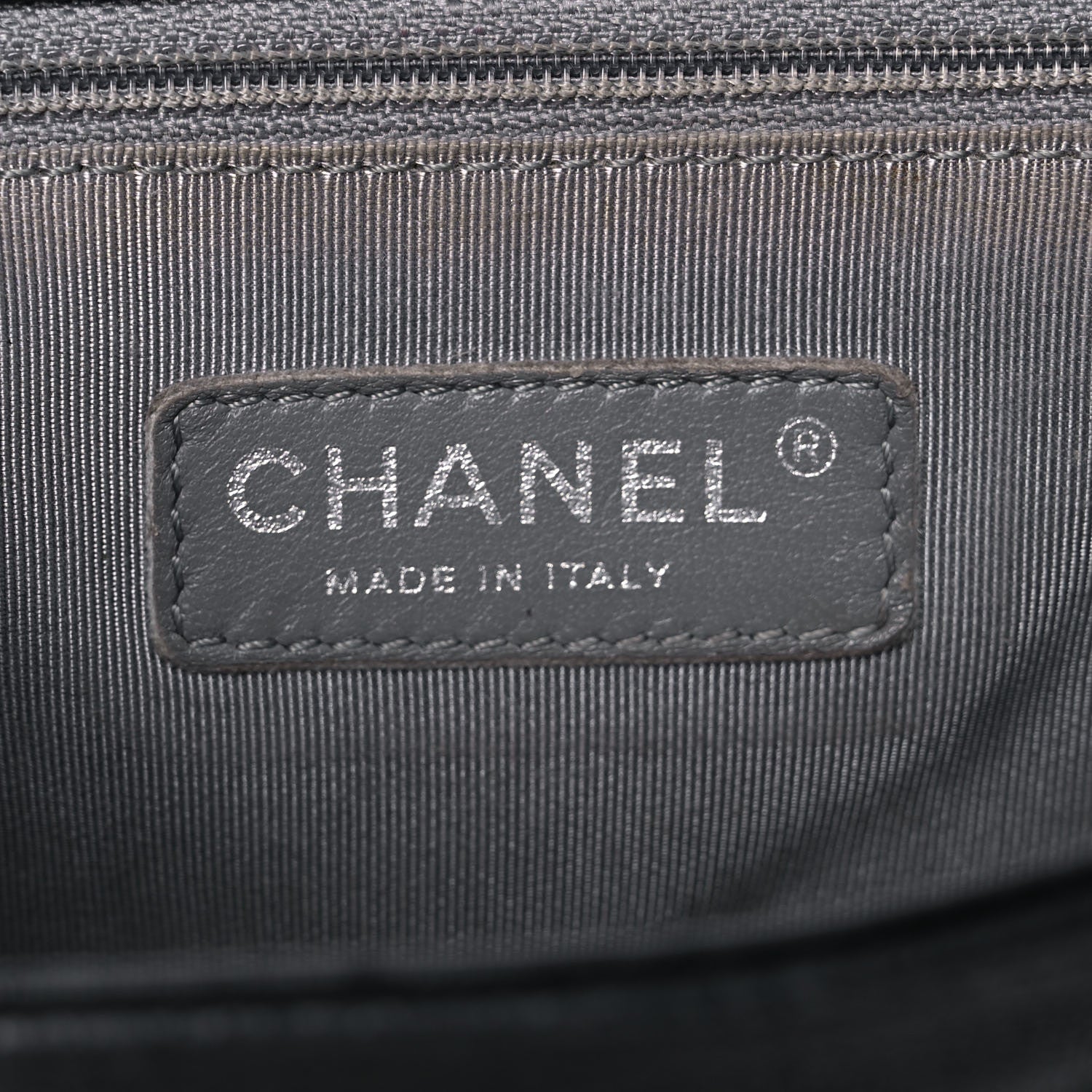 Chanel Washed Lambskin Quilted Medium Chain Around Messenger Black 6 of 14